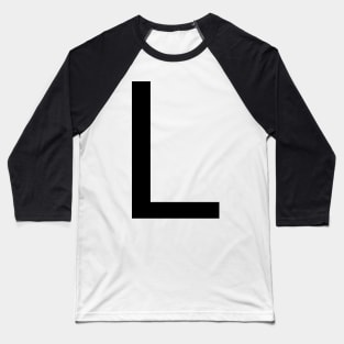 Helvetica L Baseball T-Shirt